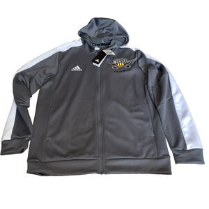 Adidas Sideline AEROREADY Full Zip Hoodie Jacket Men Large Tall NWT Blemish NKU